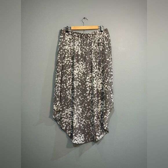 SALE! Gray Simply Vera Spotted Teardrop Maxi Skirt Size L EUC - Picture 5 of 7